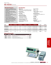 Thumbnail of document Data Sheet - AD-4212A Series